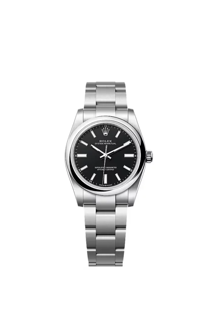 Rolex Oyster Perpetual 34 Oyster, 34 mm, acier Oystersteel