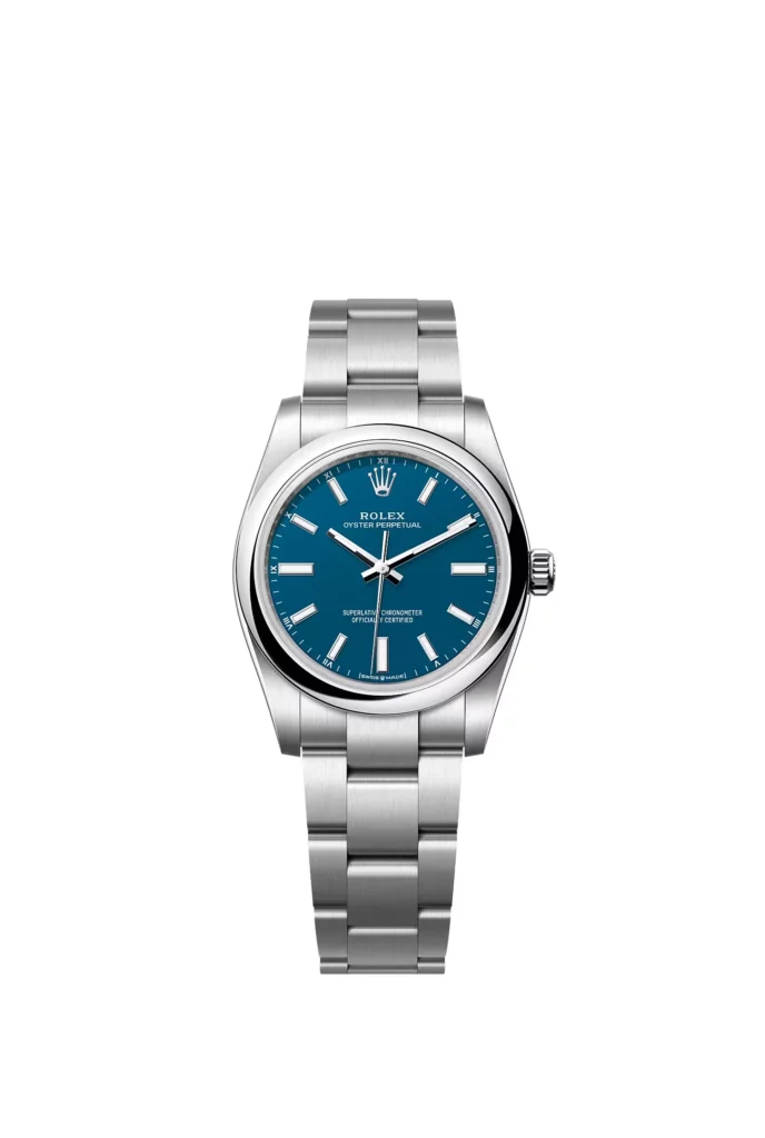 Rolex Oyster Perpetual 34 Oyster, 34 mm, acier Oystersteel
