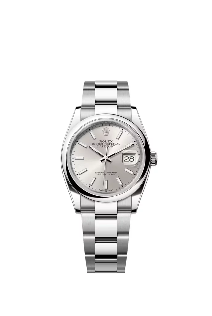 Rolex Datejust 36 Oyster, 36 mm, acier Oystersteel