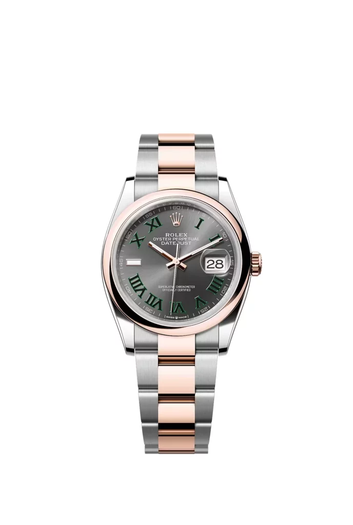 Rolex Datejust 36 Oyster, 36 mm, acier Oystersteel et or