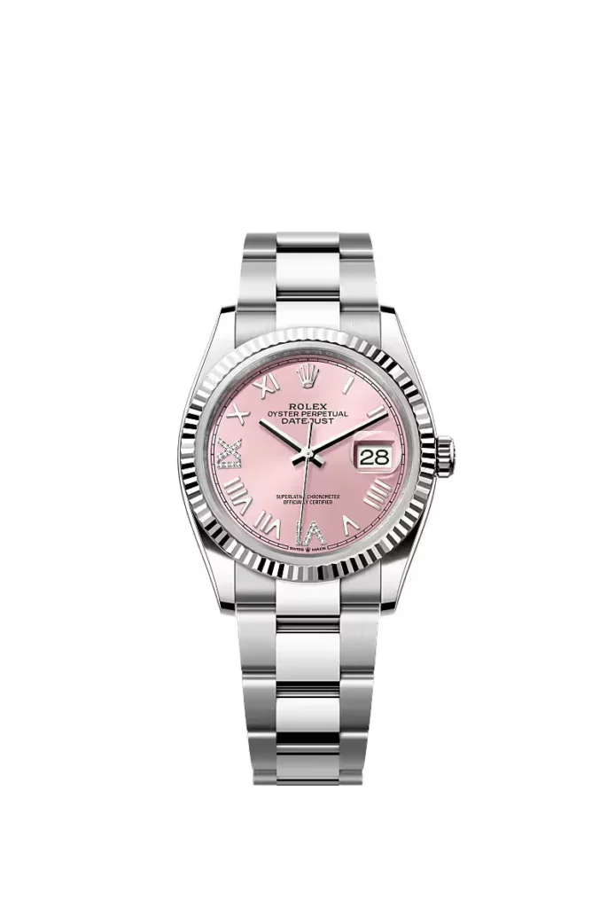 Rolex Datejust 36 Oyster, 36 mm, acier Oystersteel et or