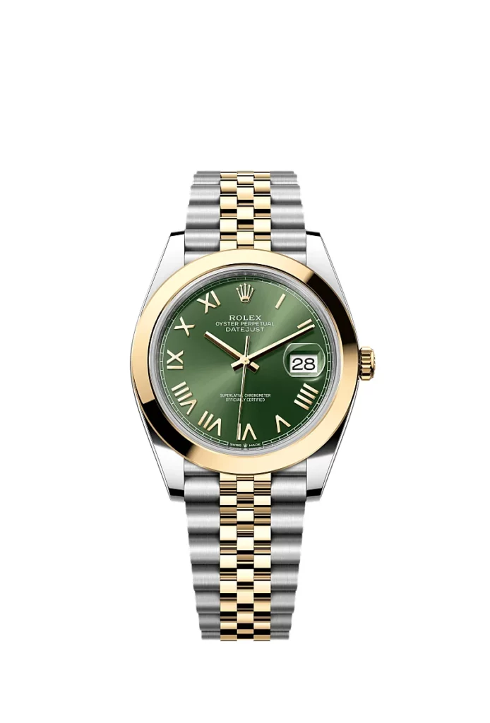 Rolex Datejust 41 Oyster, 41 mm, acier Oystersteel et or