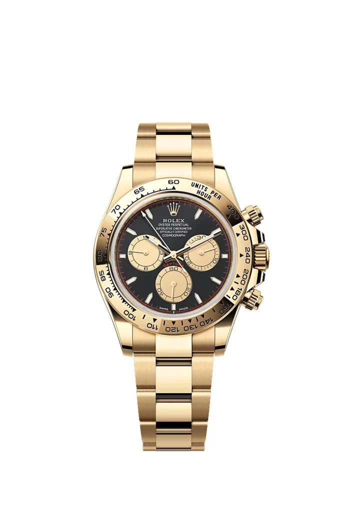 Rolex Cosmograph Daytona Oyster, 40 mm, or jaune