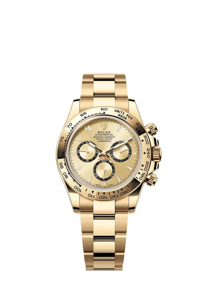 Rolex Cosmograph Daytona Oyster, 40 mm, or jaune