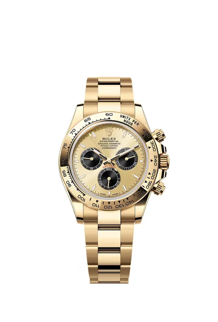 Rolex Cosmograph Daytona Oyster, 40 mm, or jaune