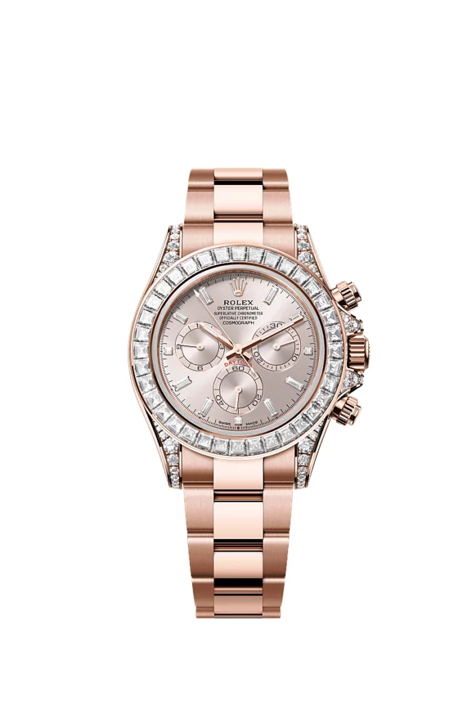 Rolex Cosmograph Daytona Oyster, 40 mm, or Everose et diamants