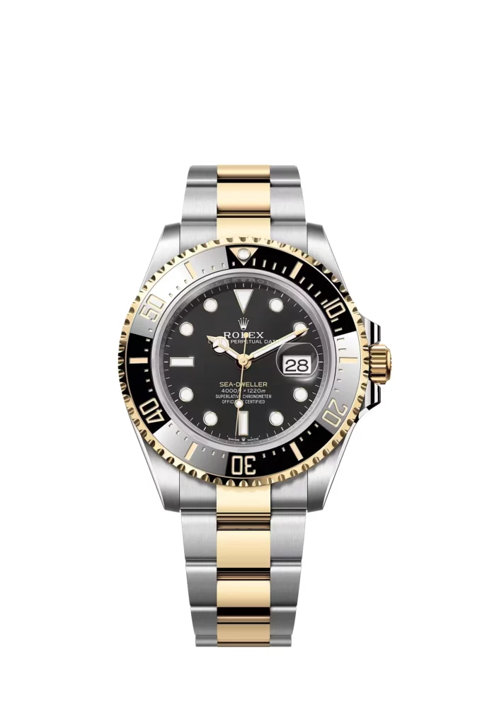 Rolex Sea-Dweller Oyster, 43 mm, acier Oystersteel et or