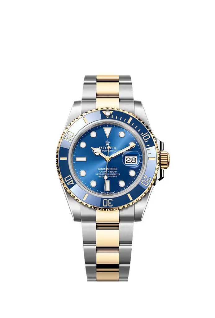 Rolex Submariner Date Oyster, 41 mm, acier Oystersteel et or jaune