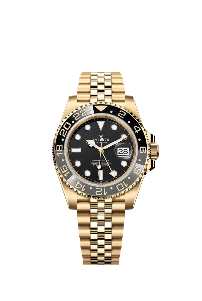 Rolex GMT-Master II Oyster, 40 mm, or jaune