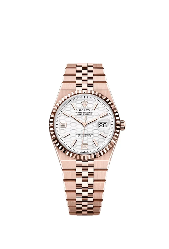 Rolex Land-Dweller 36 Oyster, 36 mm, or Everose