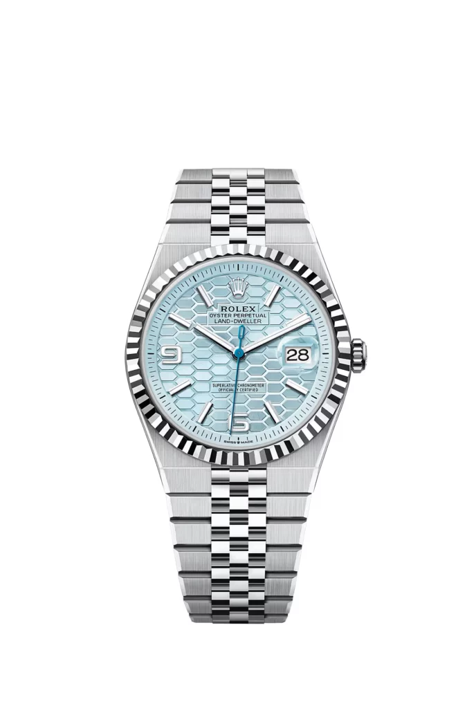 Rolex Land-Dweller 40 Oyster, 40 mm, platine