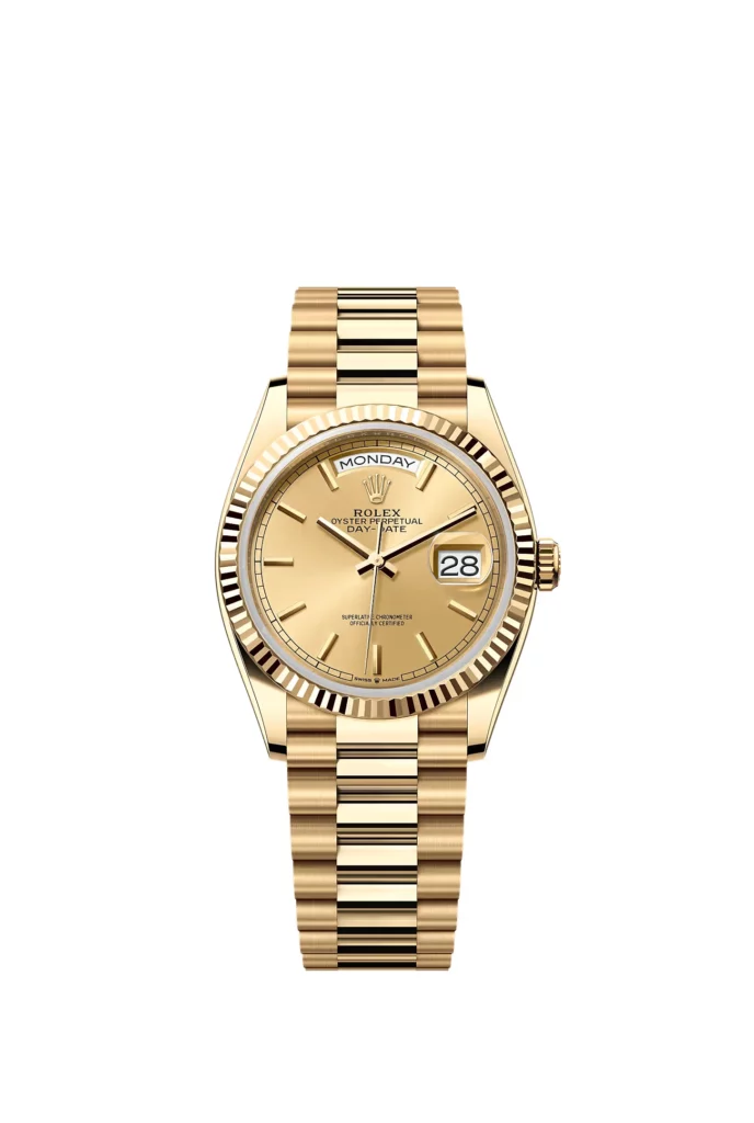 Rolex Day-Date 36 Oyster, 36 mm, or jaune