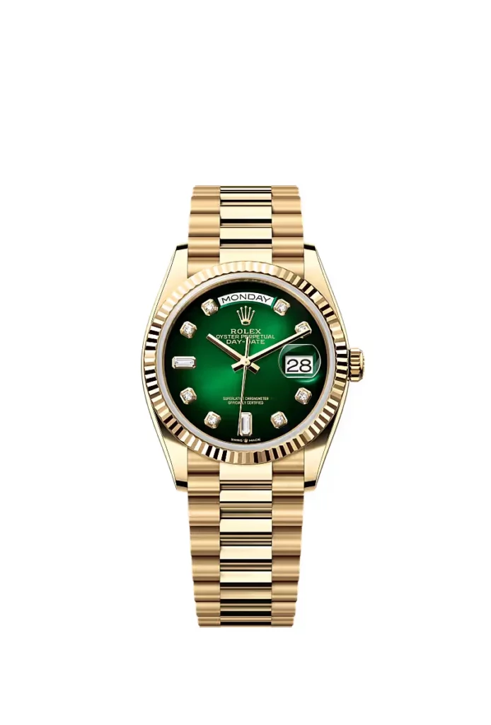 Rolex Day-Date 36 Oyster, 36 mm, or jaune