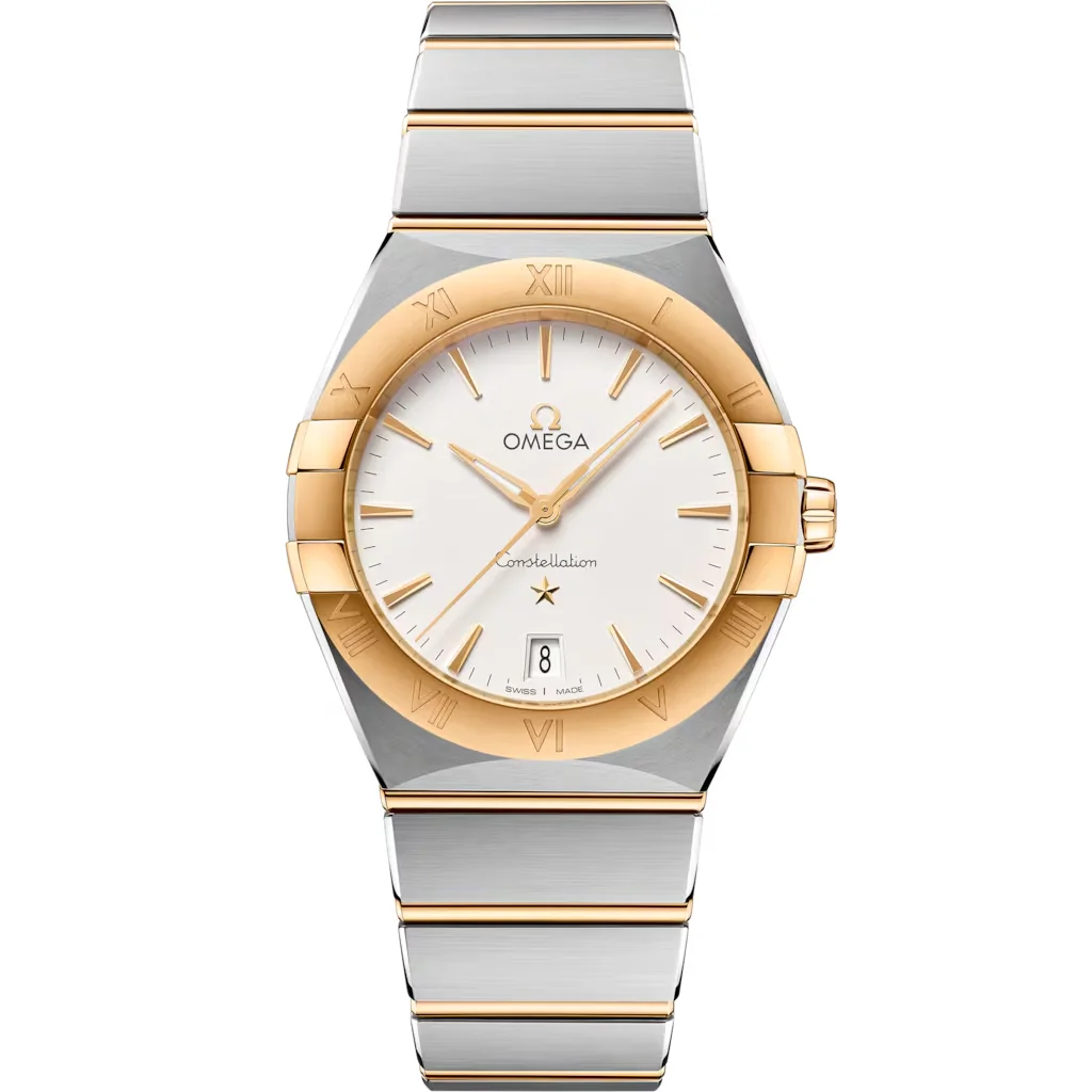 Omega Constellation 36 mm, acier ‑ or jaune sur acier ‑ or
