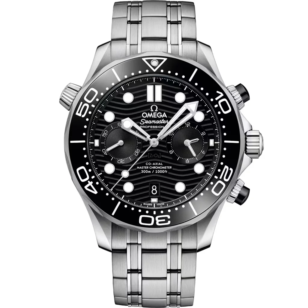 Omega Seamaster Diver 300M 44 mm, acier sur acier