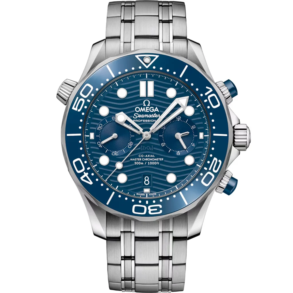 Omega Seamaster Diver 300M 44 mm, acier sur acier