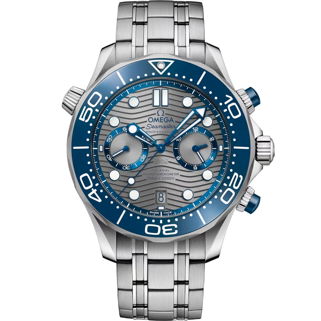 Omega Seamaster Diver 300M 44 mm, acier sur acier