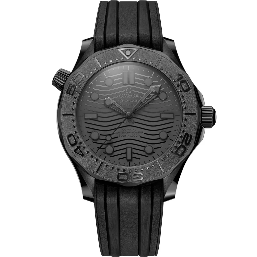 Omega Black Black Seamaster Diver 300M 43,5 mm, céramique