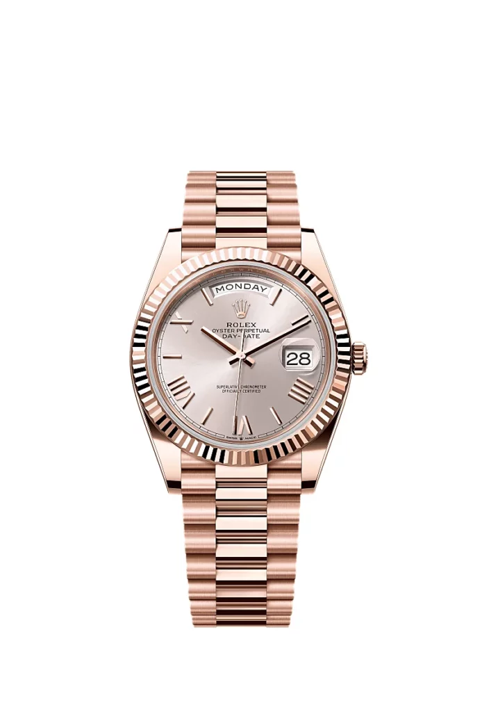 Rolex Day-Date 40 Oyster, 40 mm, or Everose