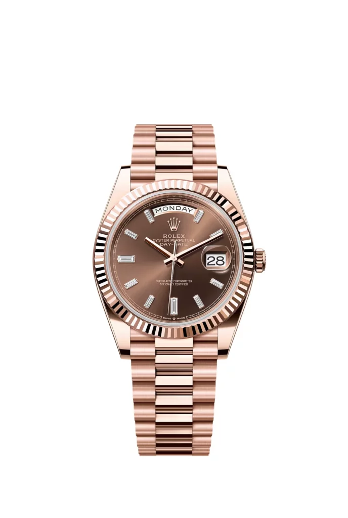 Rolex Day-Date 40 Oyster, 40 mm, or Everose
