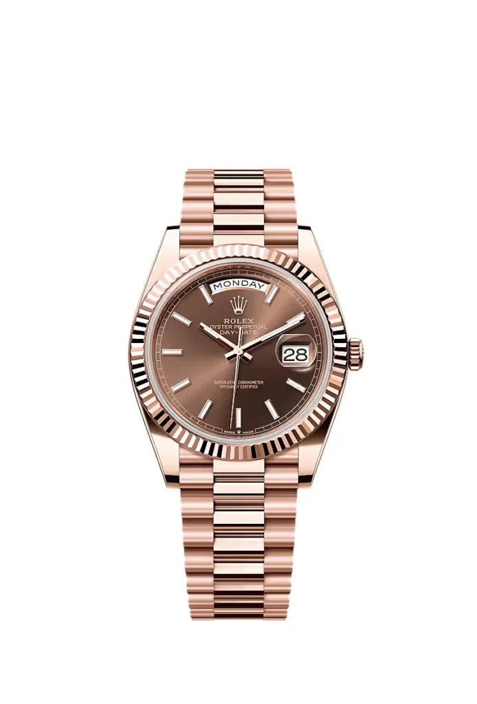 Rolex Day-Date 40 Oyster, 40 mm, or Everose