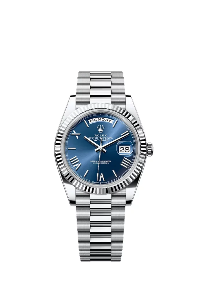 Rolex Day-Date 40 Oyster, 40 mm, platine