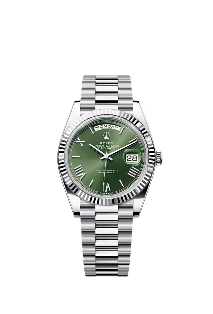 Rolex Day-Date 40 Oyster, 40 mm, platine