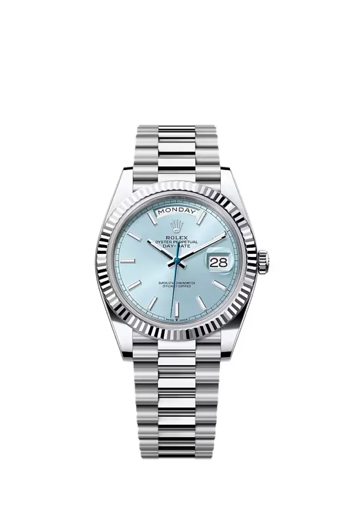 Rolex Day-Date 40 Oyster, 40 mm, platine
