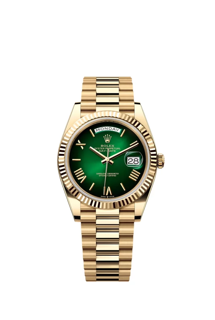 Rolex Day-Date 40 Oyster, 40 mm, or jaune