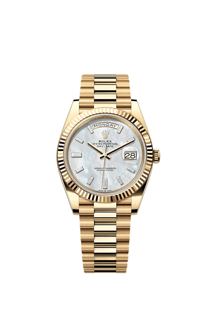 Rolex Day-Date 40 Oyster, 40 mm, or jaune