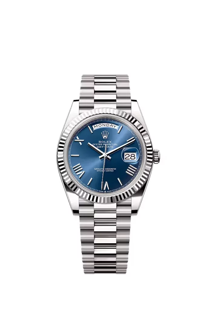Rolex Day-Date 40 Oyster, 40 mm, or gris
