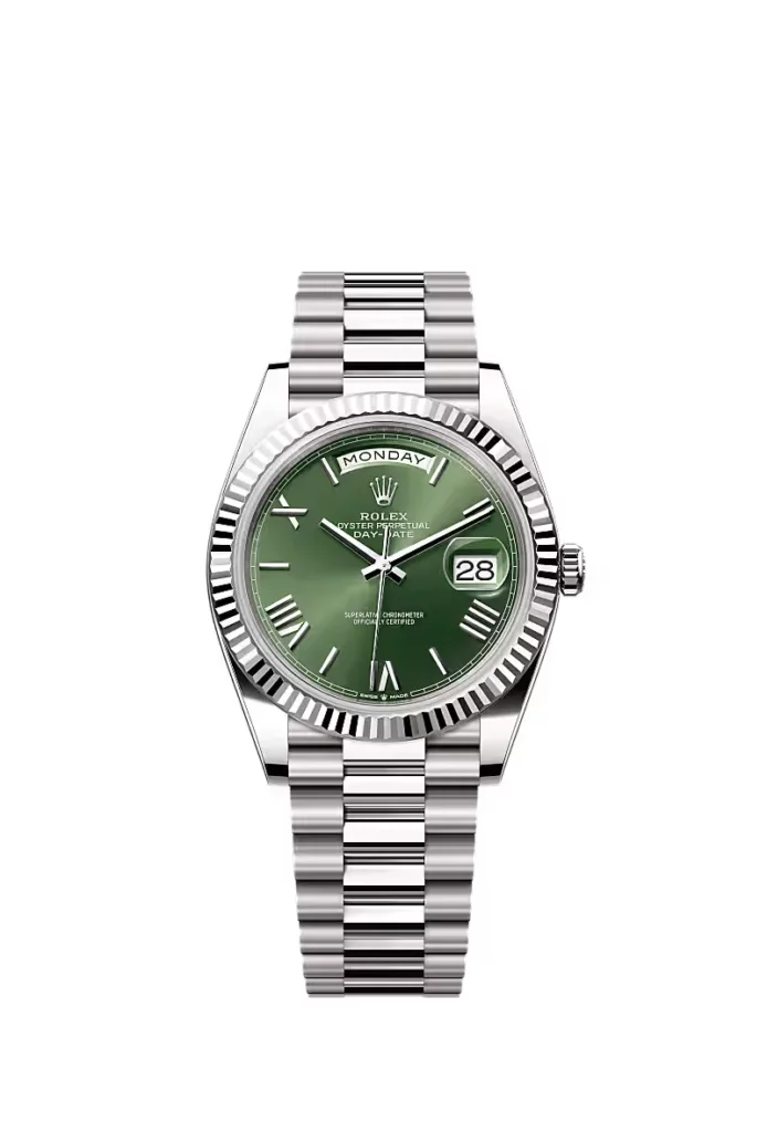 Rolex Day-Date 40 Oyster, 40 mm, or gris