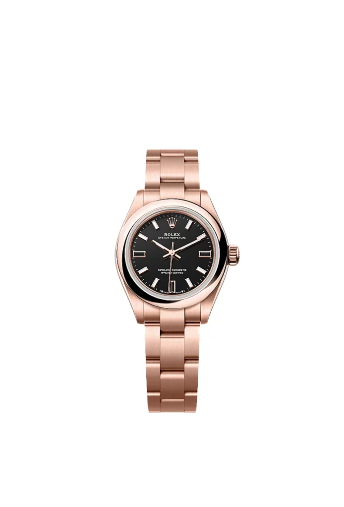 Rolex Oyster Perpetual 28 Oyster, 28 mm, or Everose