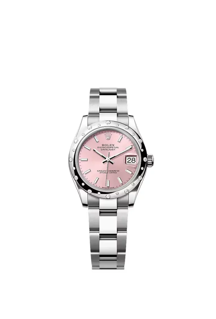 Rolex Datejust 31 Oyster, 31 mm, acier Oystersteel, or gris