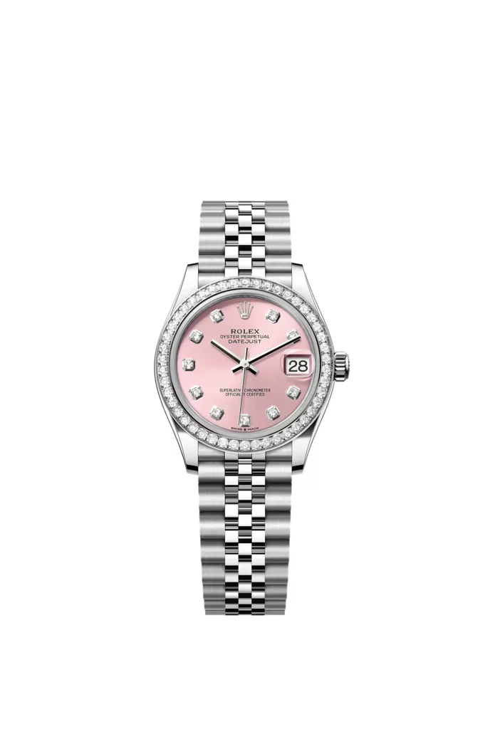 Rolex Datejust 31 Oyster, 31 mm, acier Oystersteel, or gris