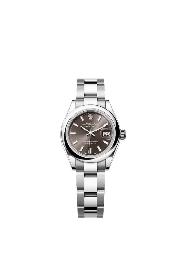Rolex Lady-Datejust Oyster, 28 mm, acier Oystersteel