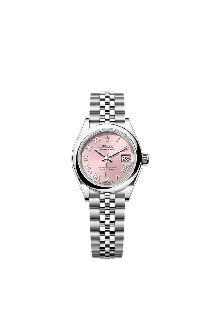 Rolex Lady-Datejust Oyster, 28 mm, acier Oystersteel