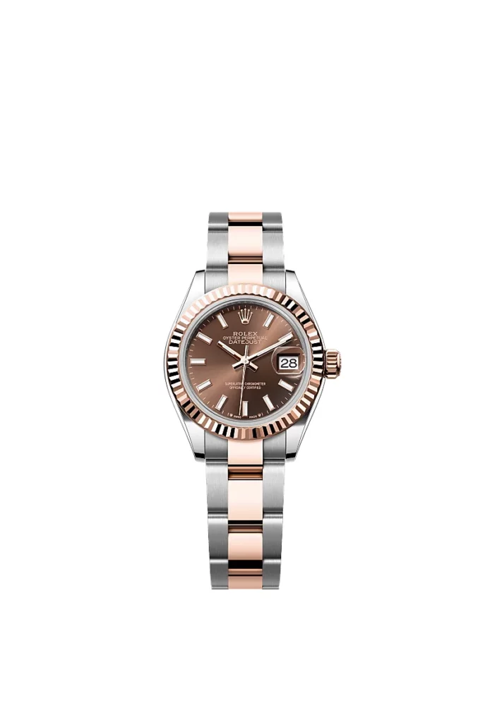 Rolex Lady-Datejust Oyster 28 mm, acier Oystersteel et or