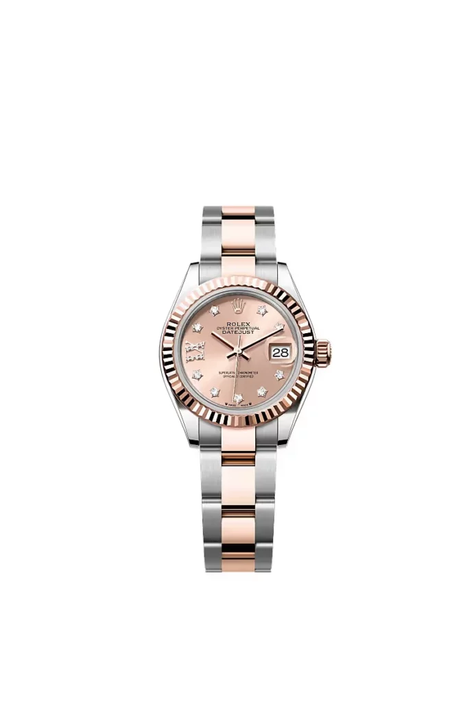 Rolex Lady-Datejust Oyster 28 mm, acier Oystersteel et or