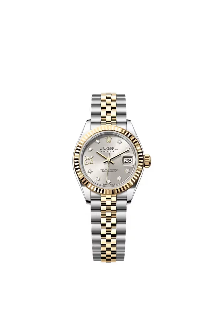Rolex Lady-Datejust Oyster, 28 mm, acier Oystersteel et or