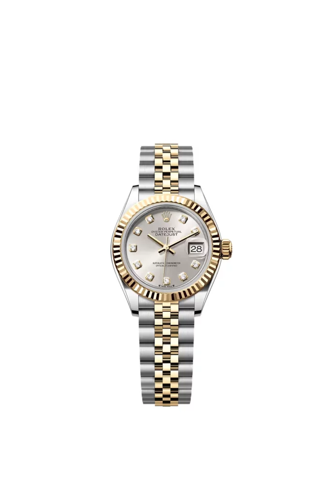 Rolex Lady-Datejust Oyster, 28 mm, acier Oystersteel et or