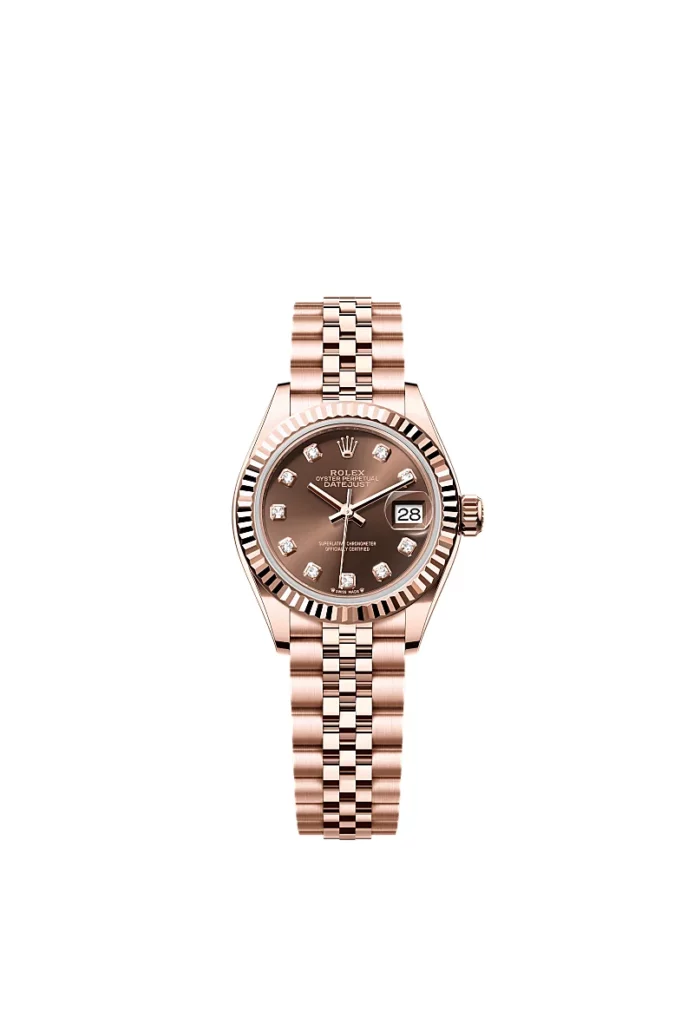 Rolex Lady-Datejust Oyster, 28 mm, or Everose
