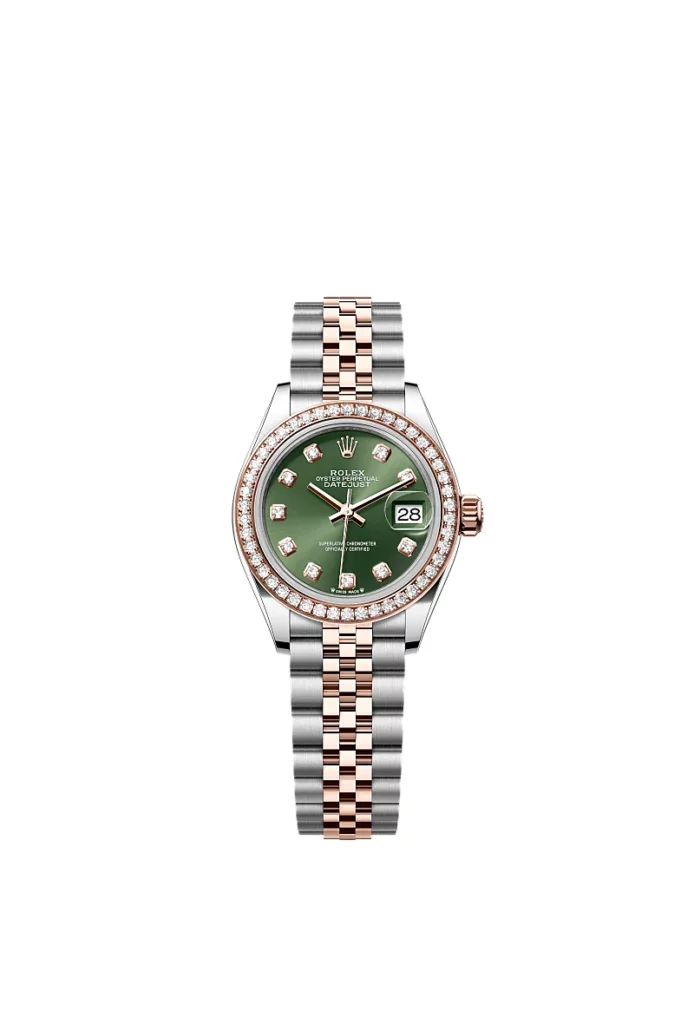 Rolex Lady-Datejust Oyster, 28 mm, acier Oystersteel, or