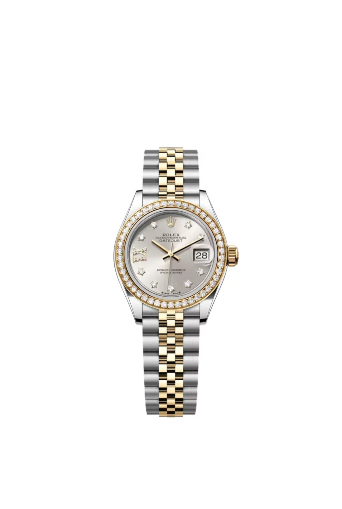 Rolex Lady-Datejust Oyster, 28 mm, acier Oystersteel, or