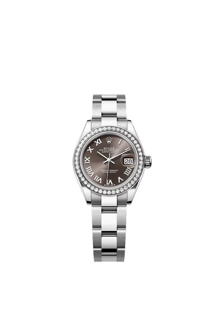 Rolex Lady-Datejust Oyster, 28 mm, acier Oystersteel, or