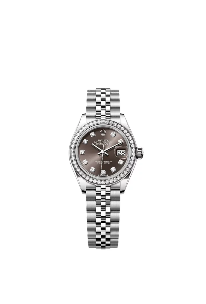 Rolex Lady-Datejust Oyster, 28 mm, acier Oystersteel, or
