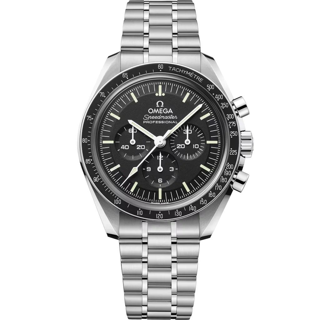 Omega Speedmaster Moonwatch Professional 42 mm, acier sur acier