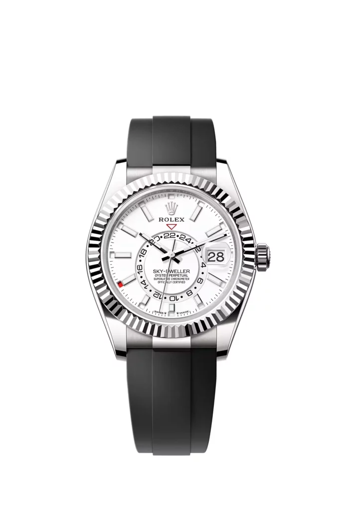 Rolex Sky-Dweller Oyster, 42 mm, or gris