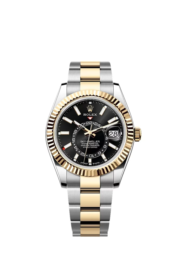 Rolex Sky-Dweller Oyster, 42 mm, acier Oystersteel et or