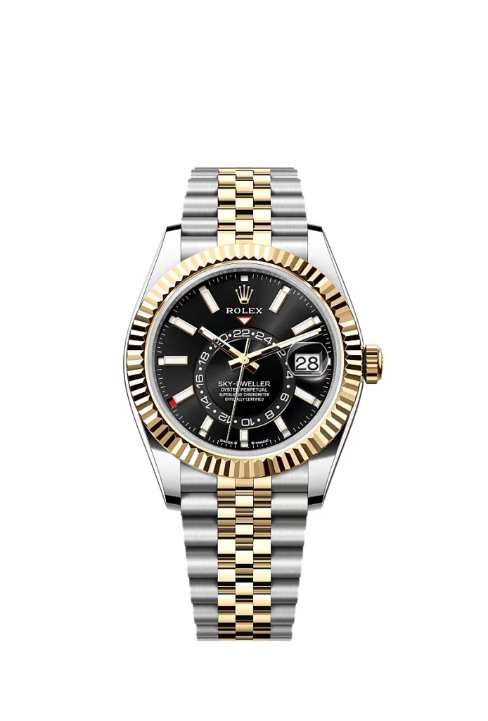 Rolex Sky-Dweller Oyster, 42 mm, acier Oystersteel et or